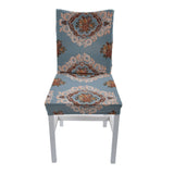 6PCS High Elasticity Chair Cover Removable Washable Dustproof Home Hotel Dining Chair CoversType 4 - Extra Image