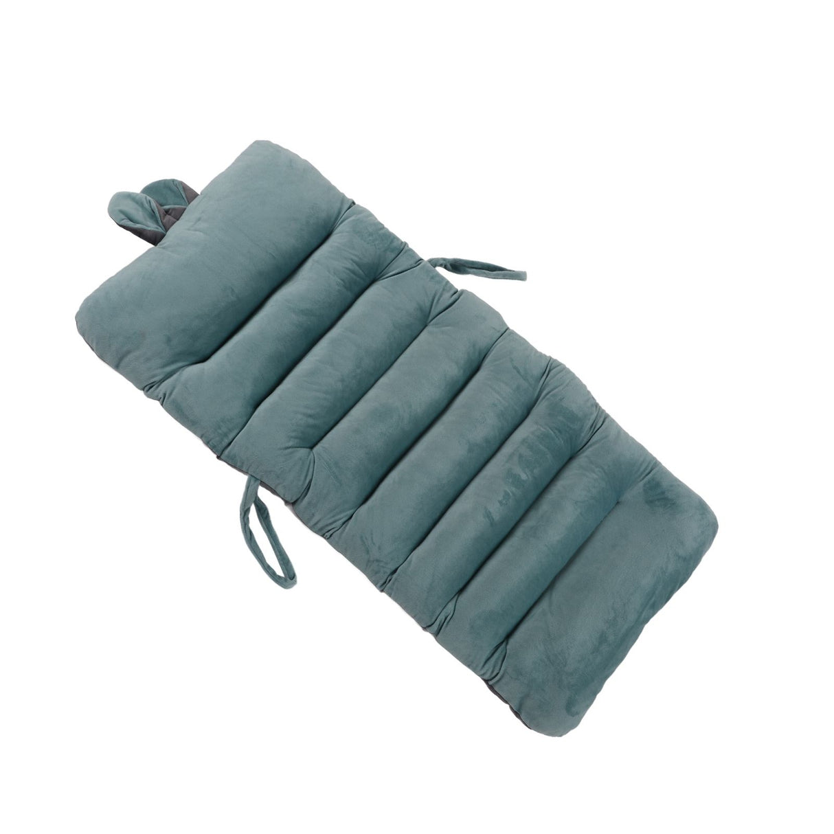 Integrated Recliner Backrest Cushion Plush PP Cotton Back Support Office Chair Sofa CushionBlue 45x100cm