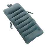 Integrated Recliner Backrest Cushion Plush PP Cotton Back Support Office Chair Sofa CushionBlue 45x100cm