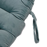 Integrated Recliner Backrest Cushion Plush PP Cotton Back Support Office Chair Sofa CushionBlue 45x100cm - Rear View