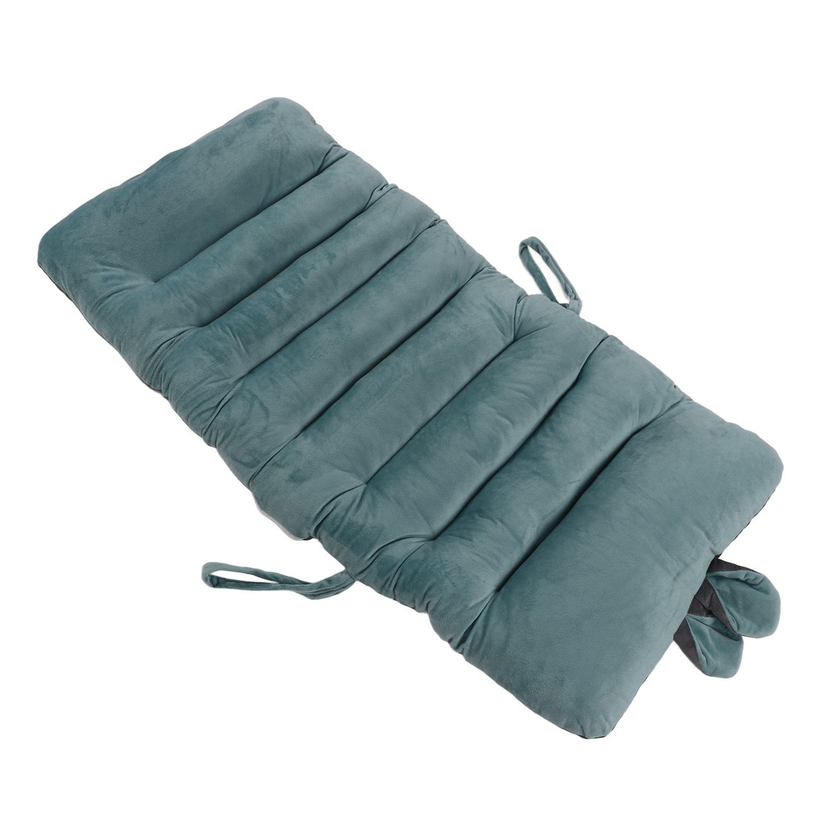 Integrated Recliner Backrest Cushion Plush PP Cotton Back Support Office Chair Sofa CushionBlue 45x100cm