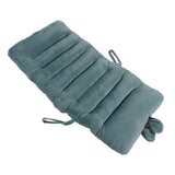Integrated Recliner Backrest Cushion Plush PP Cotton Back Support Office Chair Sofa CushionBlue 45x100cm - Low Angle