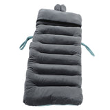 Integrated Recliner Backrest Cushion Plush PP Cotton Back Support Office Chair Sofa CushionBlue 45x100cm - Extra Image