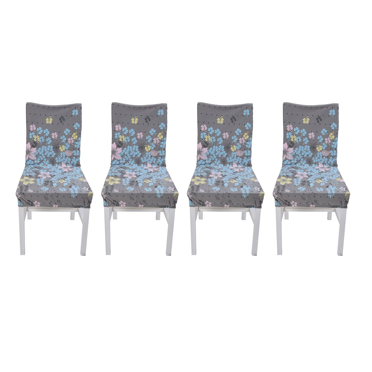 4Pcs Chair Slipcover High Elasticity Stylish Elegant Design Dustproof Dining Chair Cover for Hotel Office BanquetLittle Love