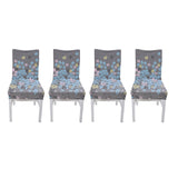 4Pcs Chair Slipcover High Elasticity Stylish Elegant Design Dustproof Dining Chair Cover for Hotel Office BanquetLittle Love