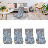 4Pcs Chair Slipcover High Elasticity Stylish Elegant Design Dustproof Dining Chair Cover for Hotel Office BanquetLittle Love