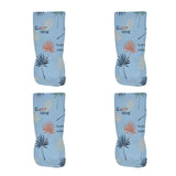 4Pcs Chair Slipcover High Elasticity Stylish Elegant Design Dustproof Dining Chair Cover for Hotel Office BanquetBlue Impressions