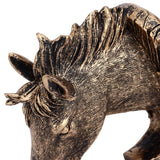 Antique Gold Horse Head Wall Hanger Resin Animal Horse Head Clothes Coat Hook for Living Room Bathroom Kitchen Decoration - Extra Image