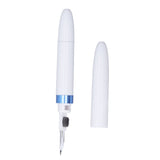 Bluetooth Earbuds Cleaning Pen Multifunction Earphones Case Cleaning Tools for IOS Earbuds Blue - Top-Down View