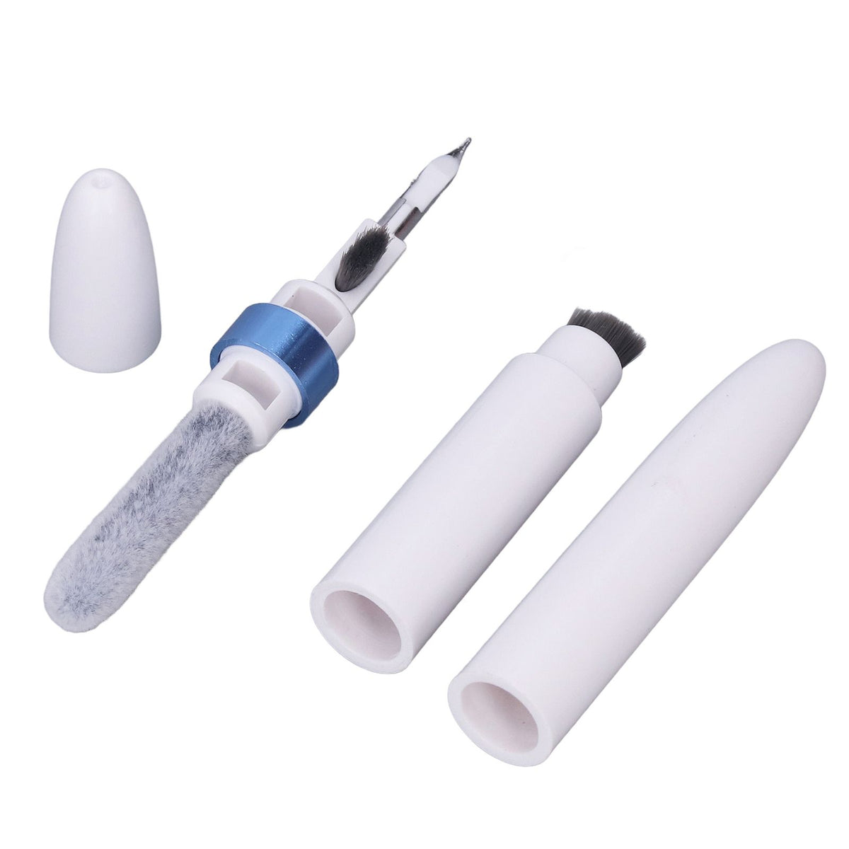 Bluetooth Earbuds Cleaning Pen Multifunction Earphones Case Cleaning Tools for IOS Earbuds Blue