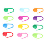 100pcs Stitch Markers Box Packaging Colorful Plastic Material Crochet Locking Markers for Marking Counting - 45-Degree Angle