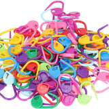 100pcs Stitch Markers Box Packaging Colorful Plastic Material Crochet Locking Markers for Marking Counting - Extra Image