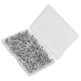 500pcs Stainless Steel T Pins 27mm/1.06in Wig T Pins T Shaped Needles with Plastic Box for Sewing Modelling - Extra Image