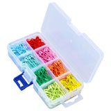 240Pcs Colorful Safety Pins 32mm Stainless Steel Safety Pins Mini DIY Sewing Quilting Tools