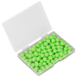 100Pcs Push Pins Map Tacks Steel Plastic Decorative Marking Pins for Cork Boards 9.5x20mm Green