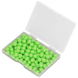 100Pcs Push Pins Map Tacks Steel Plastic Decorative Marking Pins for Cork Boards 9.5x20mm Green