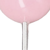 100Pcs Push Pins Map Tacks Steel Plastic Decorative Marking Pins for Cork Boards 9.5x20mm Pink - Extra Image