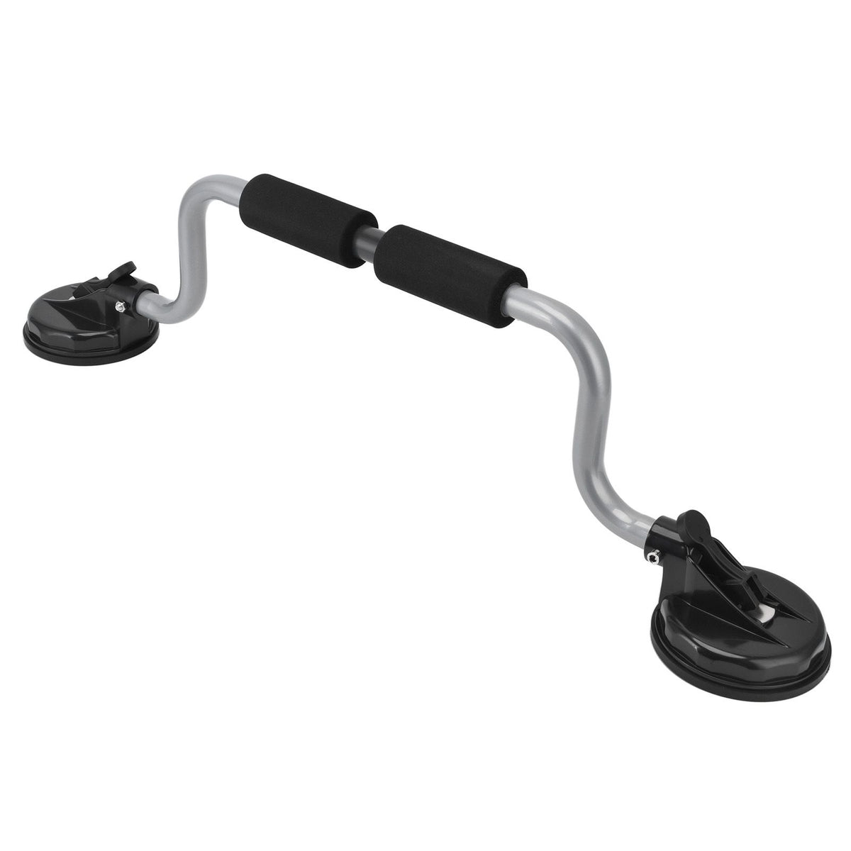 Kayak Roller Quick Easy Smart Two Adjustable Angles Kayak Canoe Assist Powerful Suction Cup Holder for Vehicles Silver