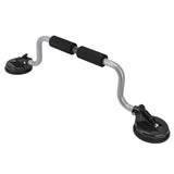 Kayak Roller Quick Easy Smart Two Adjustable Angles Kayak Canoe Assist Powerful Suction Cup Holder for Vehicles Silver