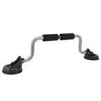 Kayak Roller Quick Easy Smart Two Adjustable Angles Kayak Canoe Assist Powerful Suction Cup Holder for Vehicles Silver