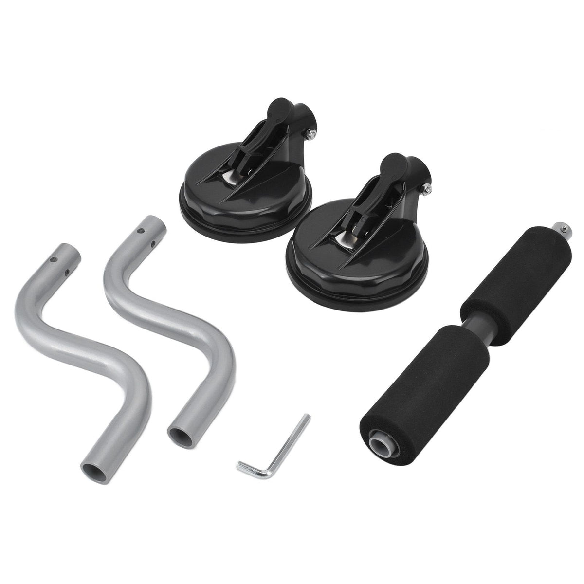 Kayak Roller Quick Easy Smart Two Adjustable Angles Kayak Canoe Assist Powerful Suction Cup Holder for Vehicles Silver