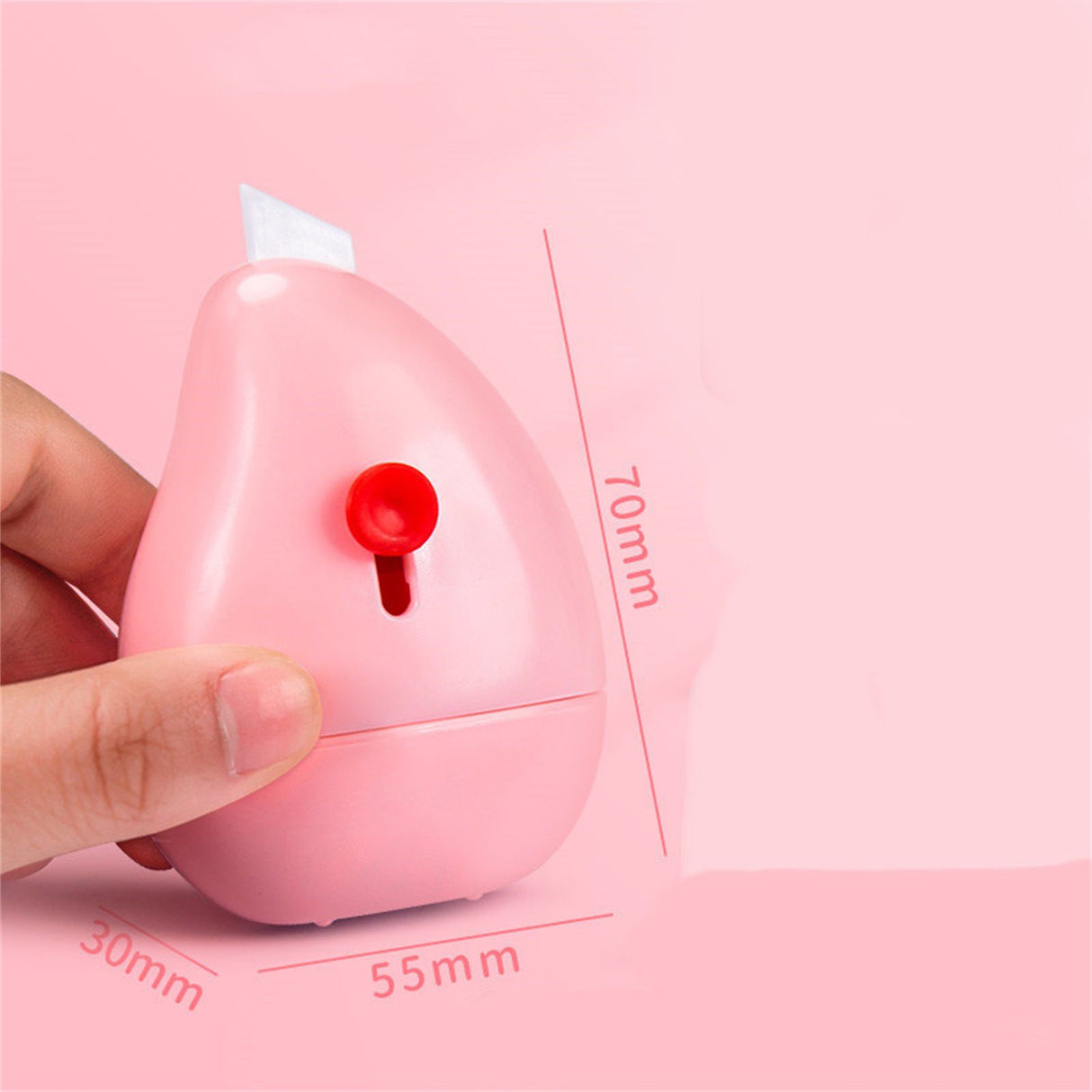 Identity Protection Roller Stamps Effective Cover Protect Intimacy Mini Portable Box Cutter for Household Express Station Pink