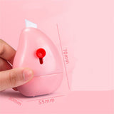 Identity Protection Roller Stamps Effective Cover Protect Intimacy Mini Portable Box Cutter for Household Express Station Pink - Front View