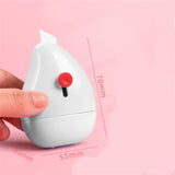 Identity Protection Roller Stamps Effective Cover Protect Intimacy Mini Portable Box Cutter for Household Express Station White