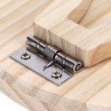 Clip On Tray Natural Bamboo 9.8in Round Home Couch Sofa Armrest Clip Tray Table for Snack Coffee Tee Remote Control 25cm/9.8in