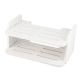 Set Top Box Shelf Free Punch Storage Rack Decorative Partition with Anti Collision Round Corner Rack
