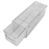 Drawer Storage Box Multifunctional Stackable Storage Container for Toothpaste Hairspray Soap Makeup Wipes Facial Tissue 3L