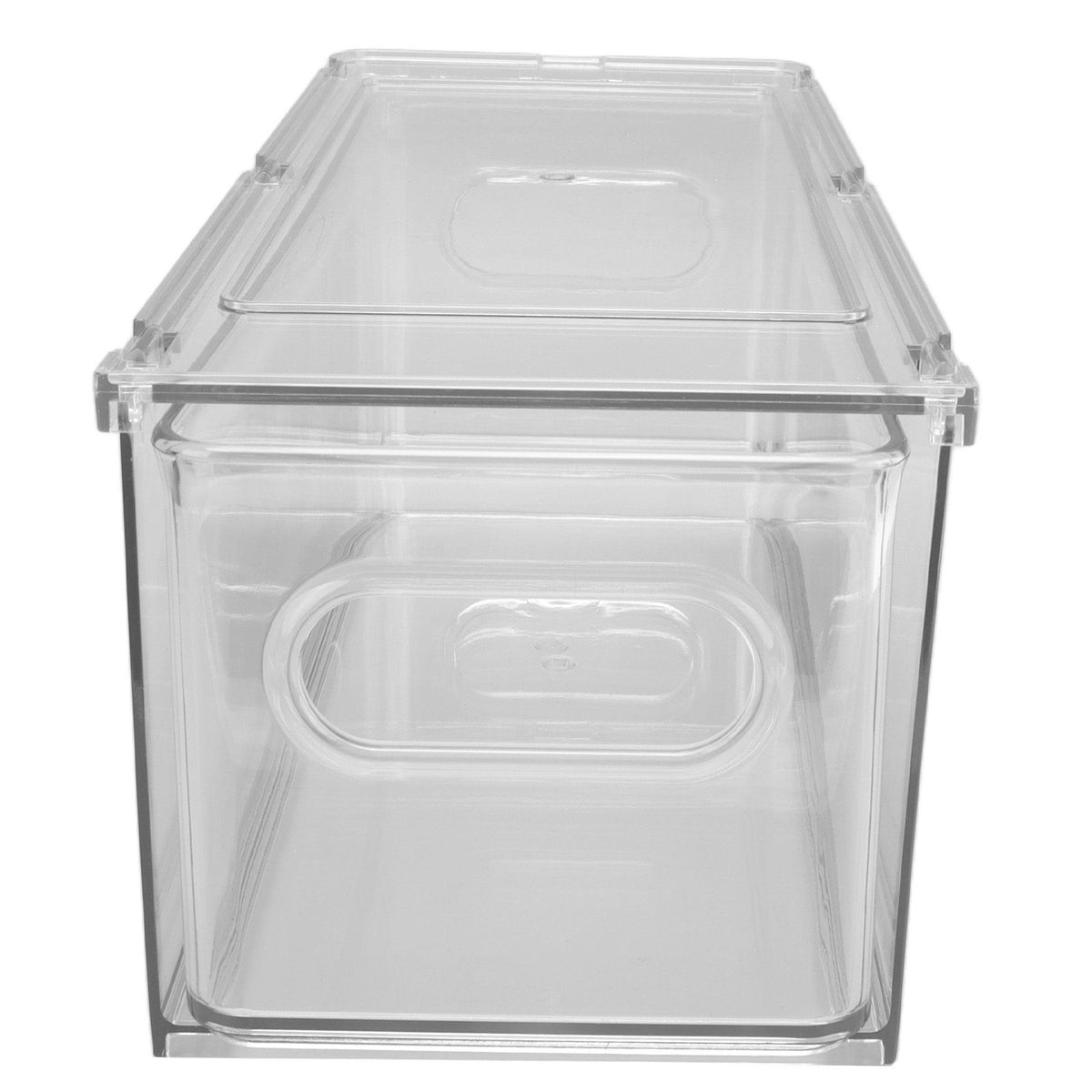 Drawer Storage Box Multifunctional Stackable Storage Container for Toothpaste Hairspray Soap Makeup Wipes Facial Tissue 3L
