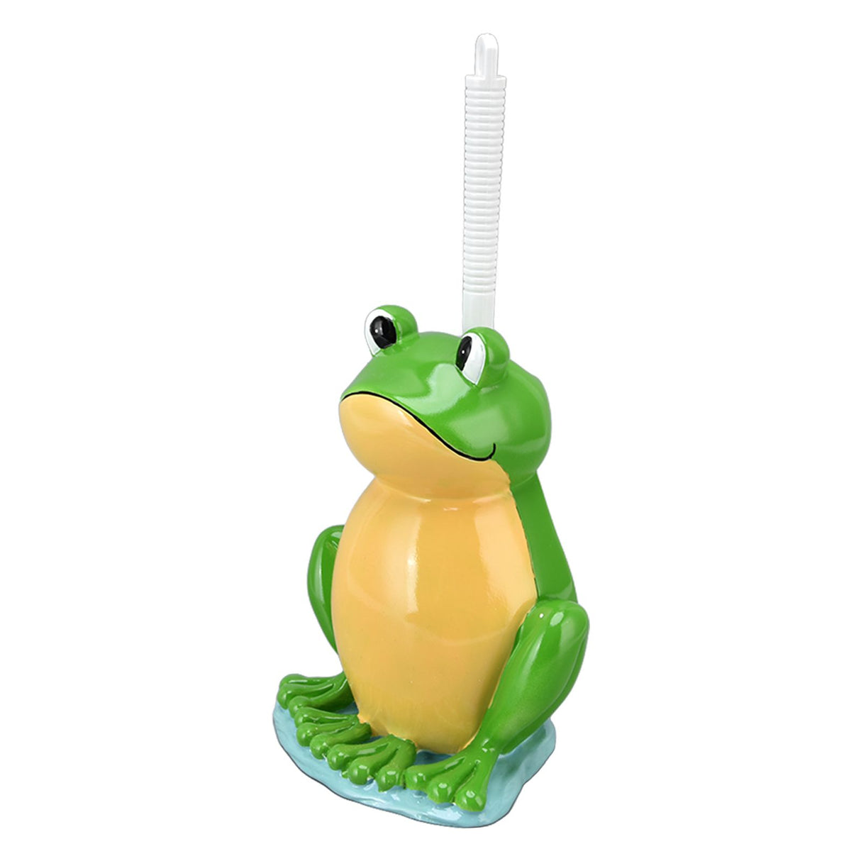 Frog Shape Toilet Brush Creative Bathroom Cleaning Brush with Holder Bowl Standing Toilet Brush Set