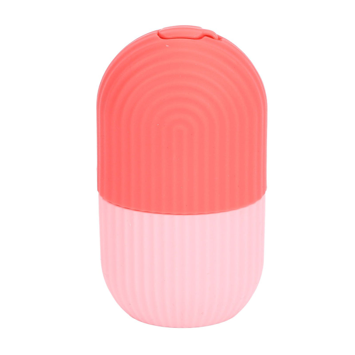 Face Icer Pain Relief Nonslip Grip Durable Silicone Easy Operation Ice Face Mold for Face Massage Skin Care Pink