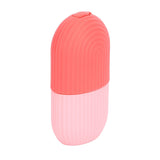 Face Icer Pain Relief Nonslip Grip Durable Silicone Easy Operation Ice Face Mold for Face Massage Skin Care Pink