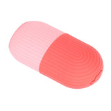 Face Icer Pain Relief Nonslip Grip Durable Silicone Easy Operation Ice Face Mold for Face Massage Skin Care Pink - Extra Image