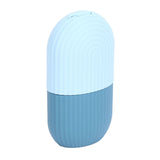 Face Icer Pain Relief Nonslip Grip Durable Silicone Easy Operation Ice Face Mold for Face Massage Skin Care Light Blue