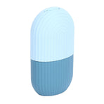 Face Icer Pain Relief Nonslip Grip Durable Silicone Easy Operation Ice Face Mold for Face Massage Skin Care Light Blue
