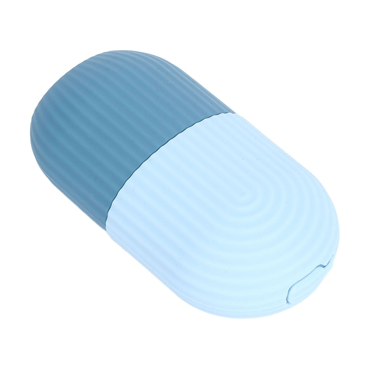 Face Icer Pain Relief Nonslip Grip Durable Silicone Easy Operation Ice Face Mold for Face Massage Skin Care Light Blue