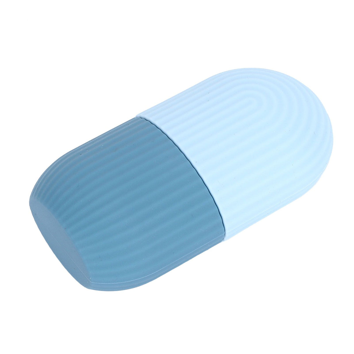 Face Icer Pain Relief Nonslip Grip Durable Silicone Easy Operation Ice Face Mold for Face Massage Skin Care Light Blue