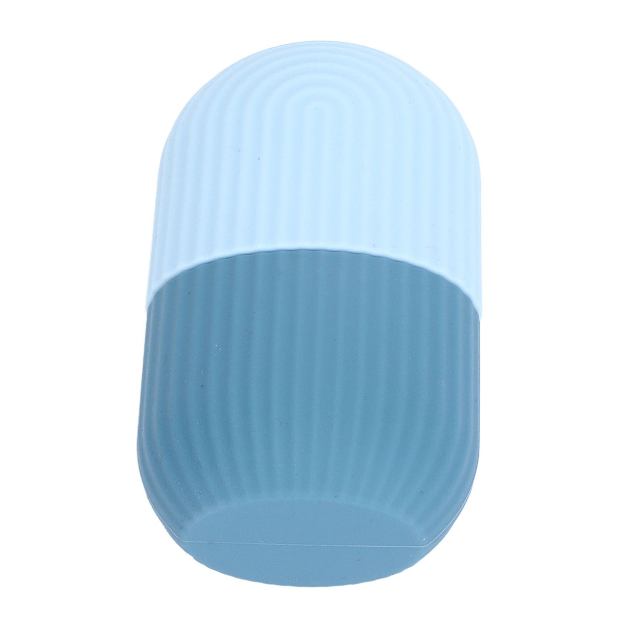 Face Icer Pain Relief Nonslip Grip Durable Silicone Easy Operation Ice Face Mold for Face Massage Skin Care Light Blue
