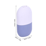 Face Icer Pain Relief Nonslip Grip Durable Silicone Easy Operation Ice Face Mold for Face Massage Skin Care Purple - Extra Image