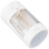 Light Up LED Seal Storage Jar Transparent Grinder 8X Magnifying Viewing Moistureproof for Herb - Top-Down View