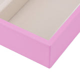 5 Grid Glasses Case Multifunction Space Saving 5 Slot Sunglasses Holder Storage Box Pink