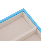 5 Grid Glasses Case Multifunction Space Saving 5 Slot Sunglasses Holder Storage Box Light Blue