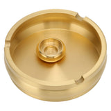 Copper Cigarette Ashtray Rust Proof Anti Corrosion Simple Modern Style Ashtray for Home Office Bar Cafe Hotel Restaurant