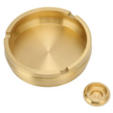 Copper Cigarette Ashtray Rust Proof Anti Corrosion Simple Modern Style Ashtray for Home Office Bar Cafe Hotel Restaurant