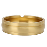 Copper Cigarette Ashtray Rust Proof Anti Corrosion Simple Modern Style Ashtray for Home Office Bar Cafe Hotel Restaurant