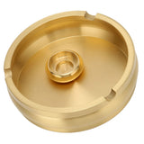 Copper Cigarette Ashtray Rust Proof Anti Corrosion Simple Modern Style Ashtray for Home Office Bar Cafe Hotel Restaurant - Extra Image