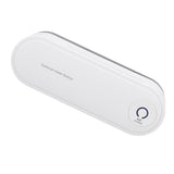 Toothbrush Holder Drying White Toothbrush Holder Plug-in Drying Function Household Toothbrush Holder - Side View
